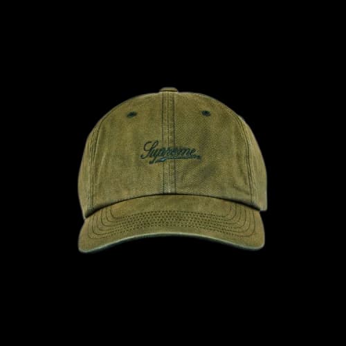 Supreme Bleached Chino 6-Panel 'Green'