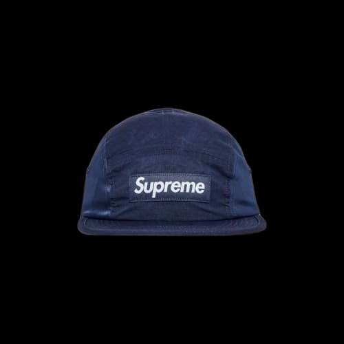 Supreme Waxed Ripstop Camp Cap 'Navy'