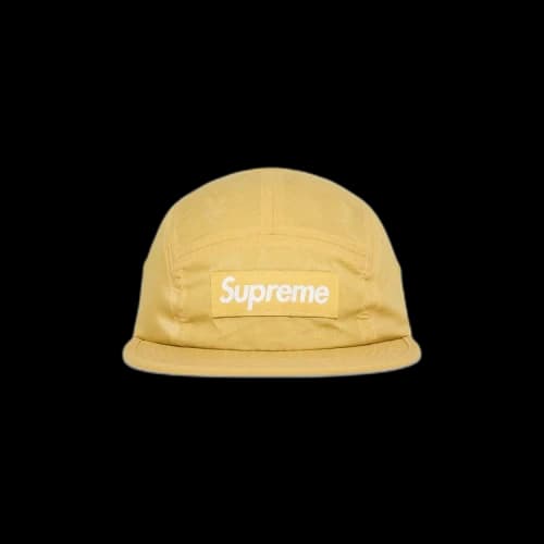 Supreme Waxed Ripstop Camp Cap 'Yellow'