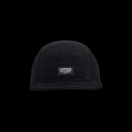 Supreme Corduroy Pocket Camp Cap 'Black'