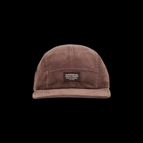 Supreme Corduroy Pocket Camp Cap 'Brown'