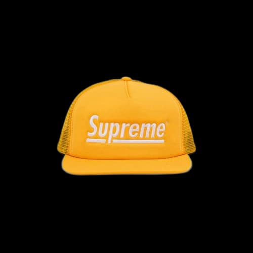 Supreme Underline Mesh Back 5-Panel 'Gold'