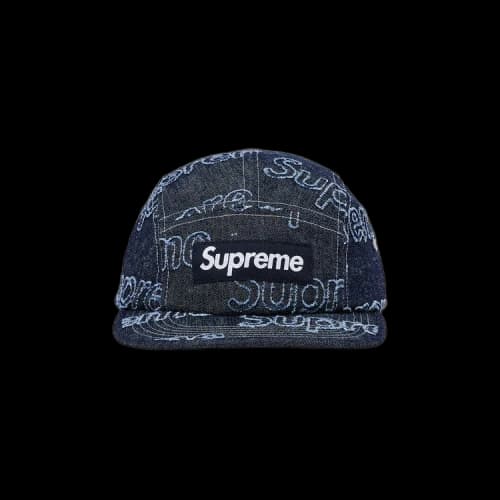 Supreme Lasered Denim Cap 'Navy'