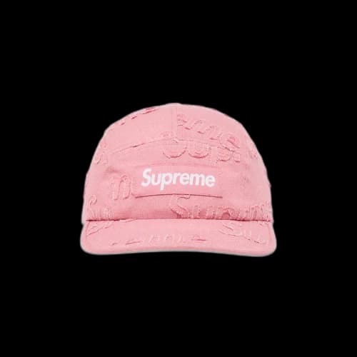 Supreme Lasered Denim Cap 'Pink'