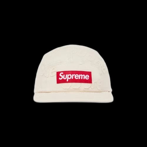 Supreme Lasered Denim Cap 'White'