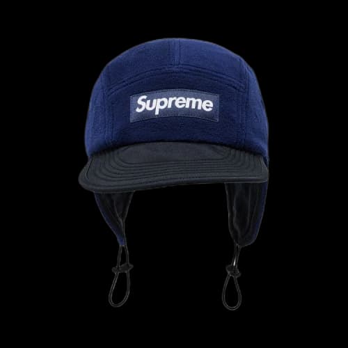 Supreme Polartec Earflap Camp Cap 'Navy'