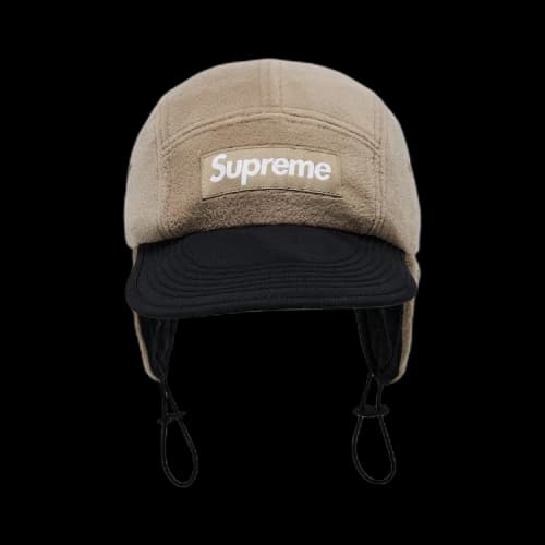 Supreme Polartec Earflap Camp Cap 'Taupe'
