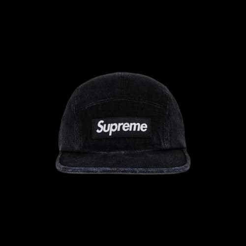 Supreme Denim Camp Cap 'Black'