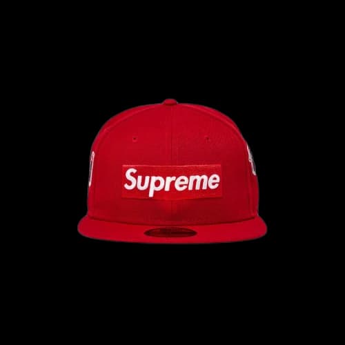 Supreme Jerseys Box Logo New Era 'Red'