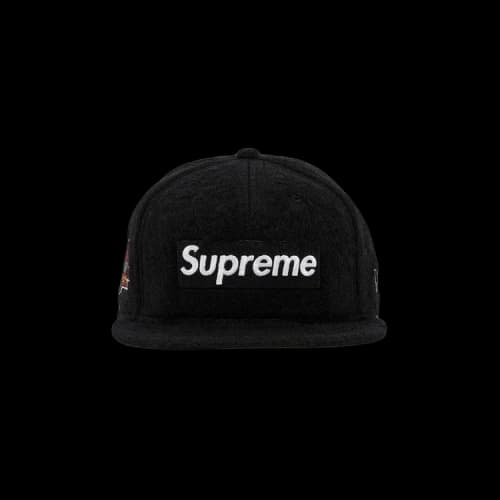 Supreme Mohair Box Logo New Era 'Black'