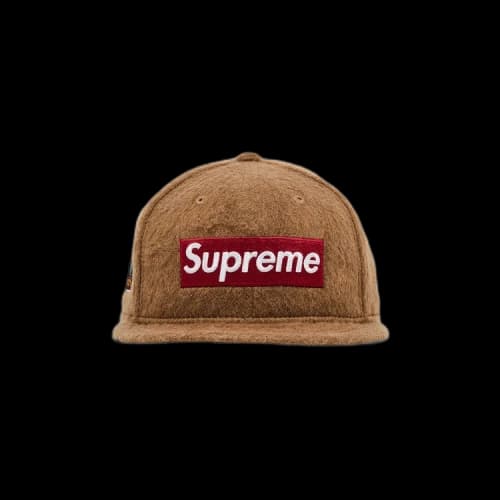 Supreme Mohair Box Logo New Era 'Camel'