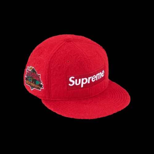 Supreme Mohair Box Logo New Era 'Red'
