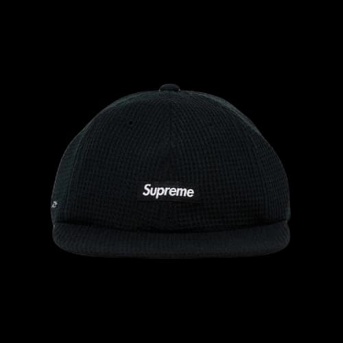 Supreme Polartec Waffle Small Box 6-Panel 'Black'