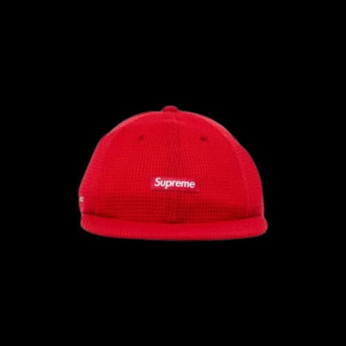 Supreme Polartec Waffle Small Box 6-Panel 'Red'