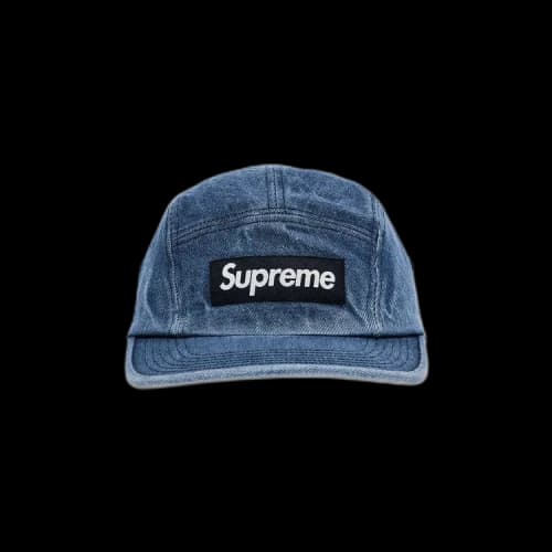 Supreme Washed Chino Twill Camp Cap 'Denim'
