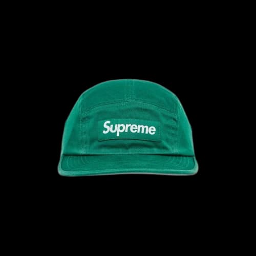 Supreme Washed Chino Twill Camp Cap 'Green'