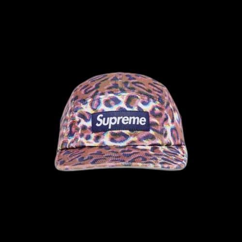 Supreme Washed Chino Twill Camp Cap 'Leopard'