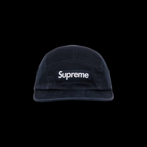 Supreme Washed Chino Twill Camp Cap 'Navy'