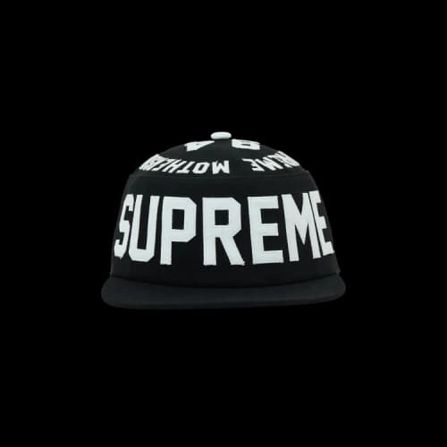 Supreme Alpha Omega Pillbox Hat 'Black'