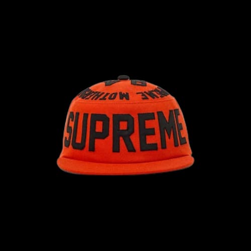 Supreme Alpha Omega Pillbox Hat 'Orange'
