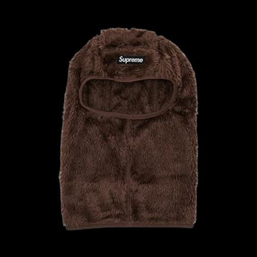 Supreme Fuzzy Balaclava 'Brown'