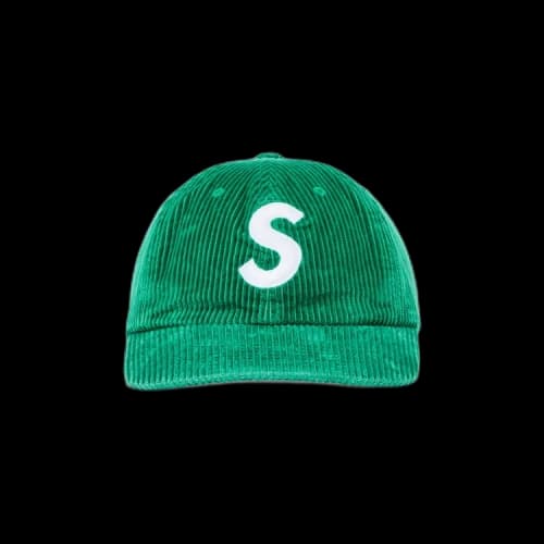 Supreme Corduroy S Logo 6-Panel 'Green'