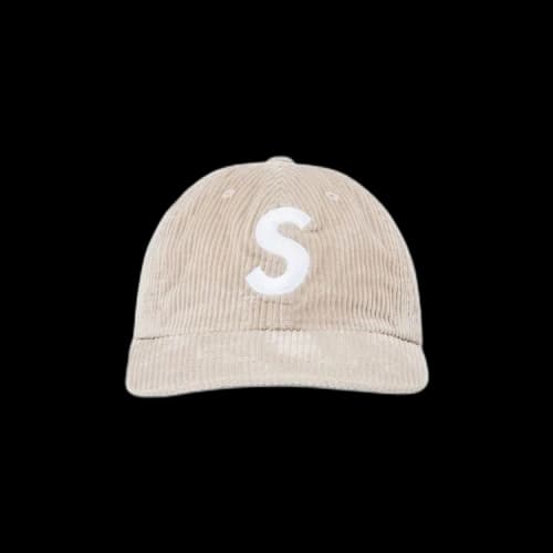 Supreme Corduroy S Logo 6-Panel 'Stone'