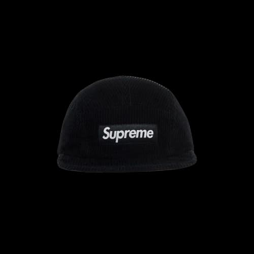 Supreme Corduroy Camp Cap 'Black'