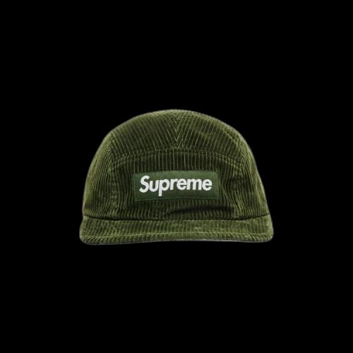 Supreme Corduroy Camp Cap 'Green'