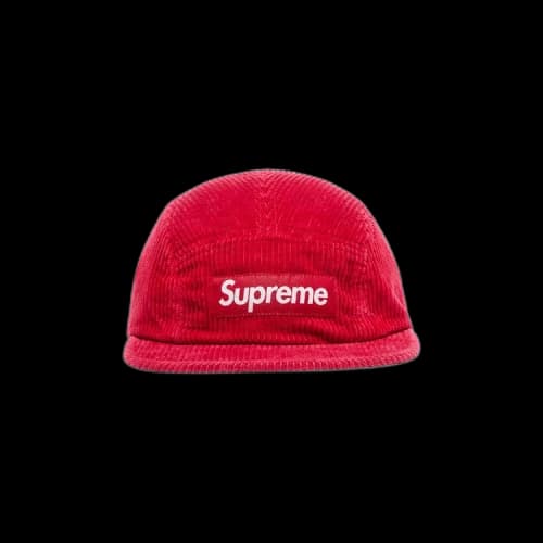 Supreme Corduroy Camp Cap 'Red'