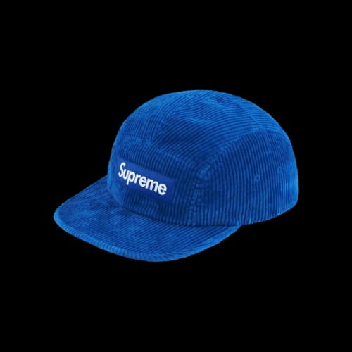 Supreme Corduroy Camp Cap 'Royal'