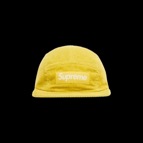 Supreme Corduroy Camp Cap 'Yellow'