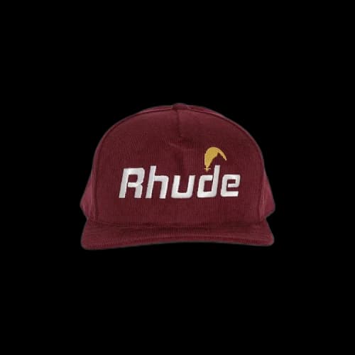 Rhude Cheval Corduroy Structure Hat 'Maroon'