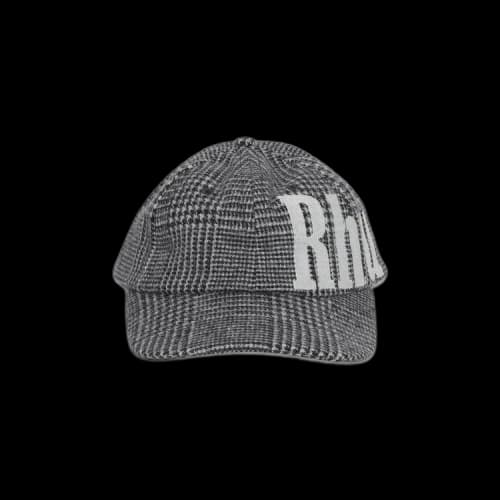 Rhude Wrap Logo 6-Panel Hat 'Black/White'