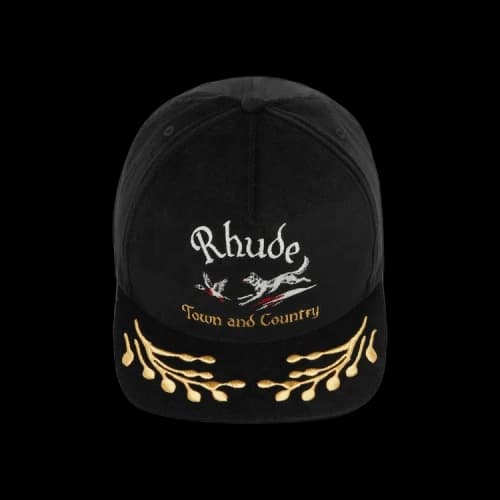 Rhude Wine Country Souvenir Hat 'Black'