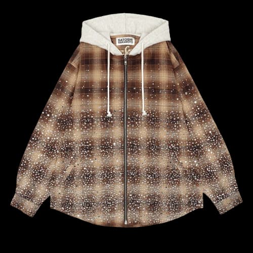 Satoshi Nakamoto Other Scenes Shattered Glass Hoodie 'Brown'