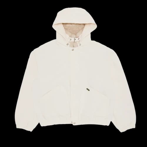 Supreme Faux Shearling Lined Bomber Jacket 'White'