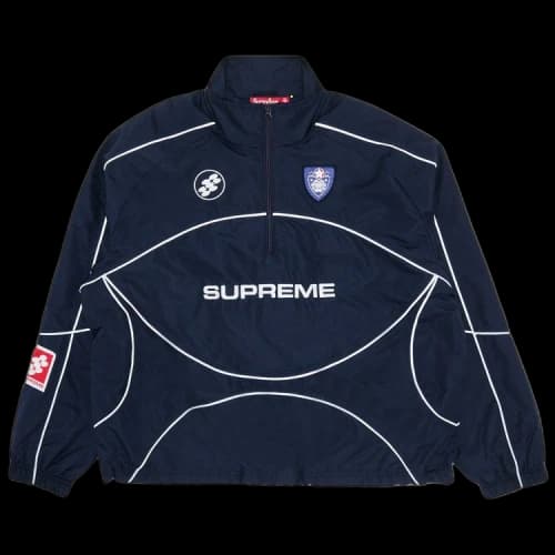Supreme Reflective Piping Pullover 'Navy'
