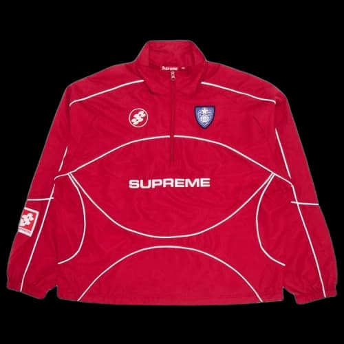 Supreme Reflective Piping Pullover 'Red'