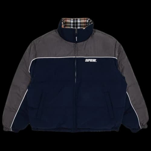 Supreme Reversible Puffer Jacket 'Navy'
