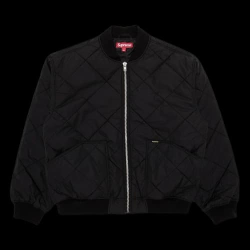 Supreme AOI Quilted Work Jacket 'Black'