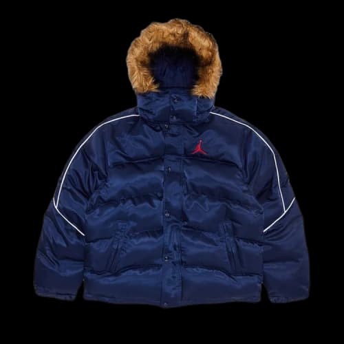 Supreme x Jordan Puffer Jacket 'Navy'