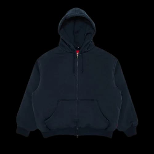 Supreme x The North Face Down Filled Zip Up Hooded Sweatshirt 'Navy'
