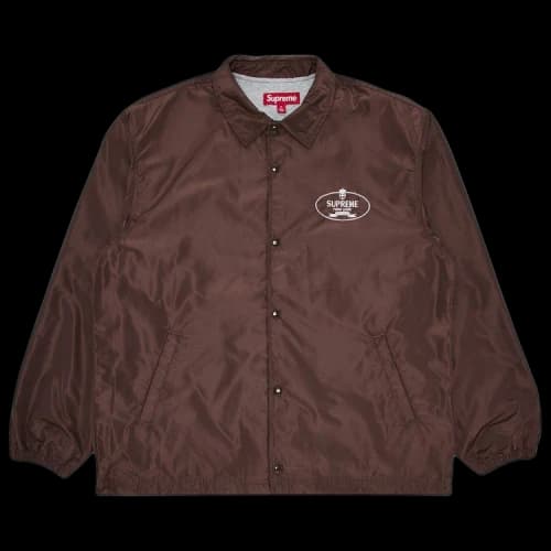 Supreme Crest Coaches Jacket 'Brown'