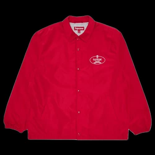 Supreme Crest Coaches Jacket 'Red'