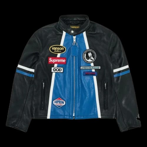 Supreme x HYSTERIC GLAMOUR x Vanson Leather Jacket 'Black'