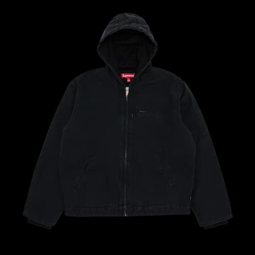Supreme x Thrasher Hooded Work Jacket 'Black'