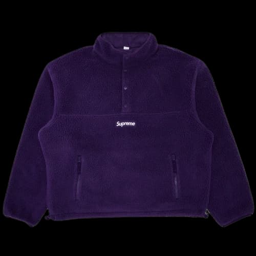 Supreme Polartec Shearling Reversible Pullover 'Purple'