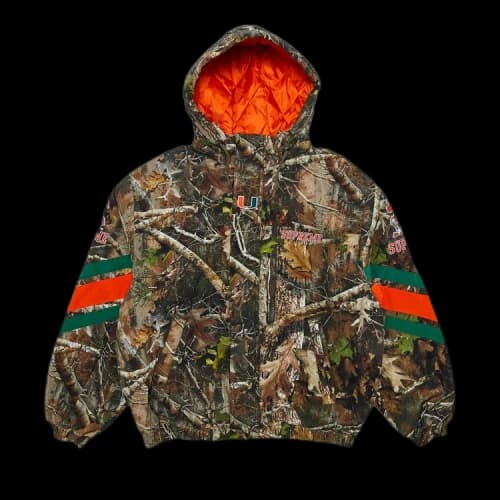 Supreme x Mitchell & Ness NCAA Hooded Stadium Jacket 'TrueTimber Kanati Camo'