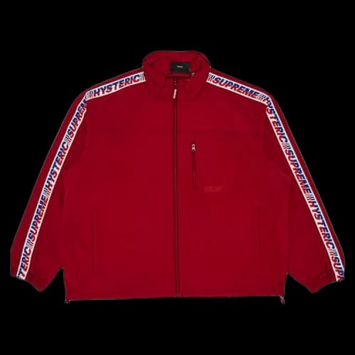 Supreme x HYSTERIC GLAMOUR Track Jacket 'Red'